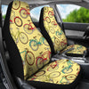 Pattern Print Bicycle Universal Fit Car Seat Covers-grizzshop