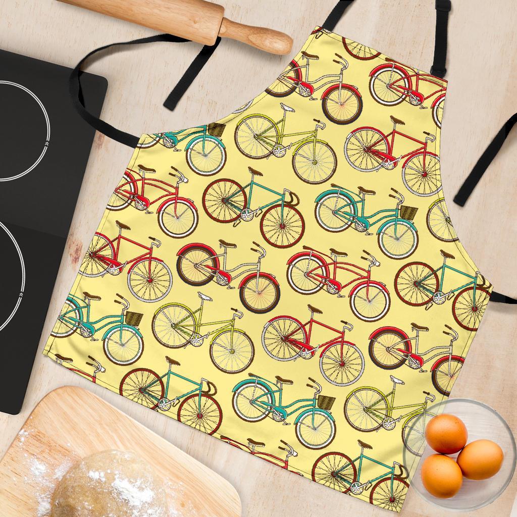 Pattern Print Bicycle Women's Apron-grizzshop