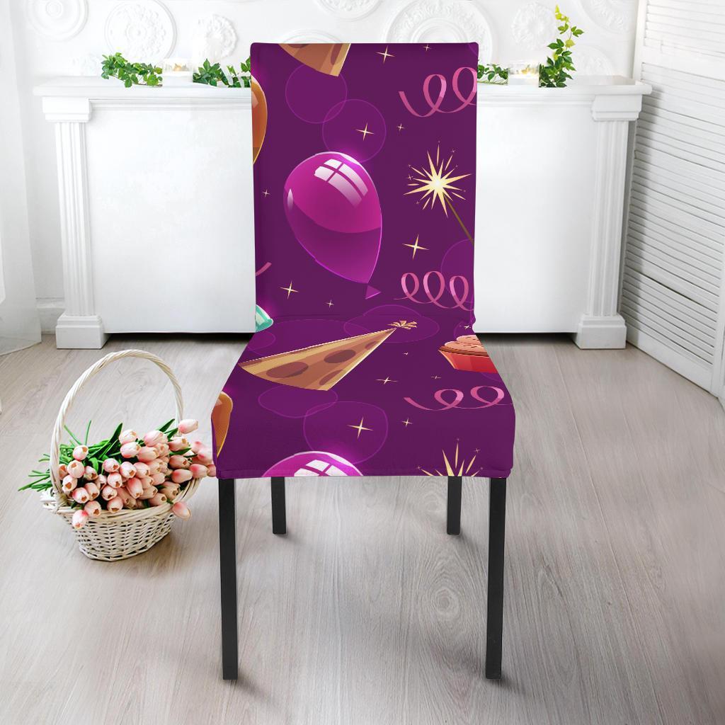 Pattern Print Birthday Chair Cover-grizzshop