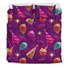 Pattern Print Birthday Duvet Cover Bedding Set-grizzshop