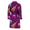 Pattern Print Birthday Men Long Robe-grizzshop