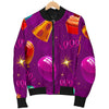 Pattern Print Birthday Men's Bomber Jacket-grizzshop