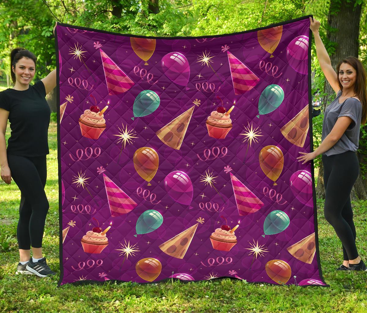 Pattern Print Birthday Quilt-grizzshop