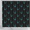 Pattern Print Black Cat Bathroom Shower Curtain-grizzshop