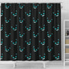 Pattern Print Black Cat Bathroom Shower Curtain-grizzshop