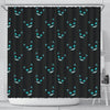 Pattern Print Black Cat Bathroom Shower Curtain-grizzshop