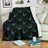 Pattern Print Black Cat Blanket-grizzshop