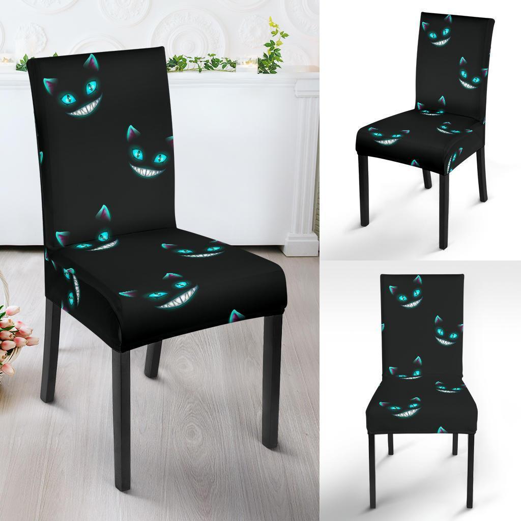 Pattern Print Black Cat Chair Cover-grizzshop