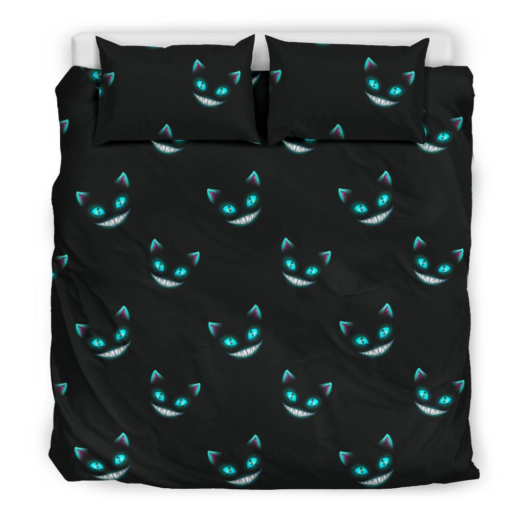 Pattern Print Black Cat Duvet Cover Bedding Set-grizzshop