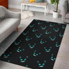 Pattern Print Black Cat Floor Mat-grizzshop