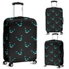 Pattern Print Black Cat Luggage Cover Protector-grizzshop