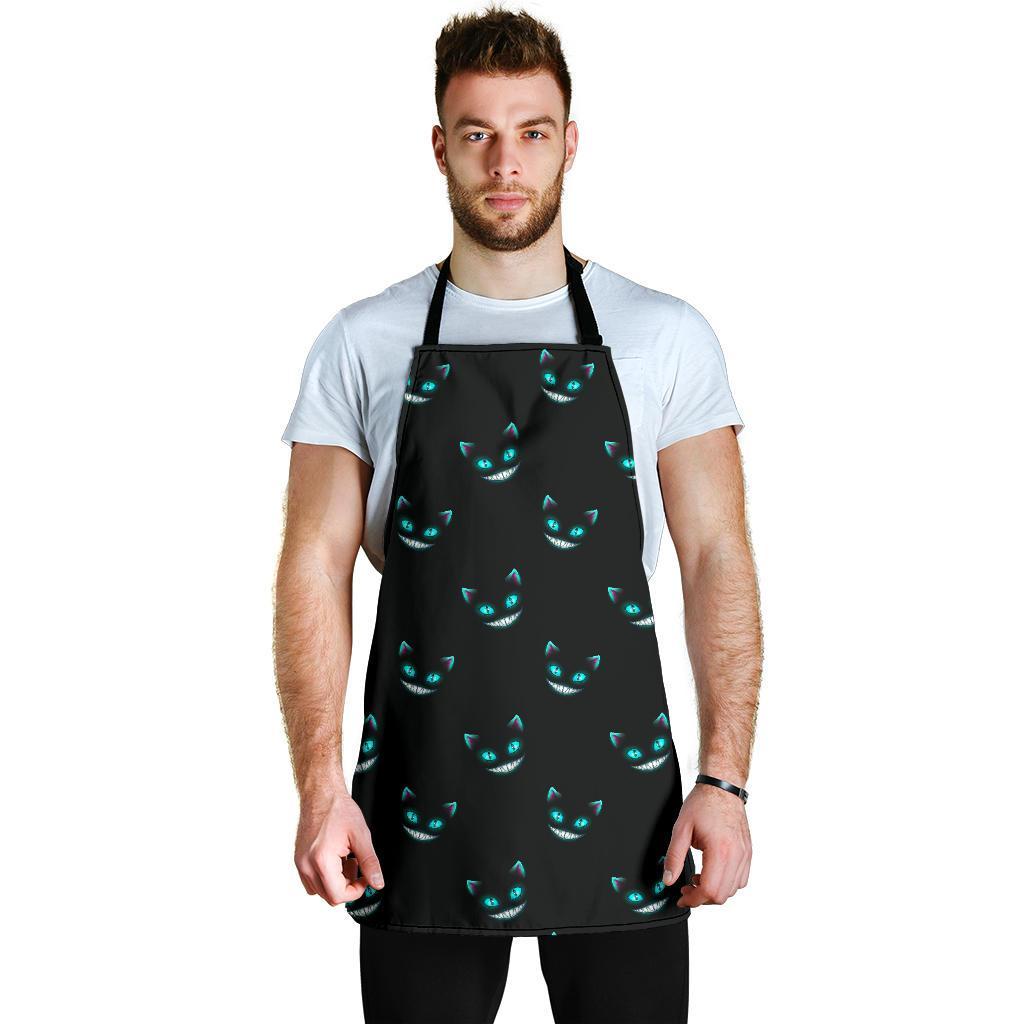 Pattern Print Black Cat Men's Apron-grizzshop