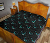 Pattern Print Black Cat Quilt-grizzshop