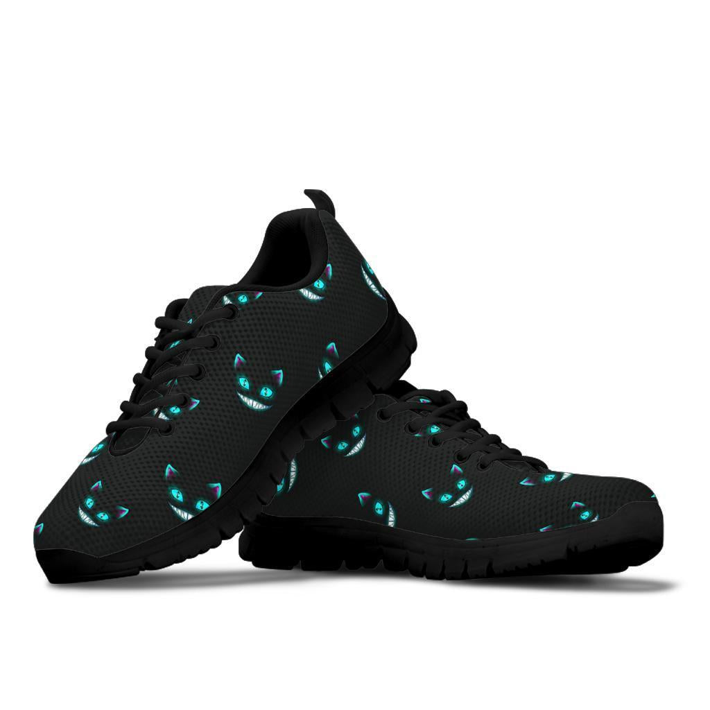 Pattern Print Black Cat Sneaker Shoes For Men Women-grizzshop