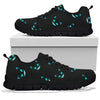 Pattern Print Black Cat Sneaker Shoes For Men Women-grizzshop