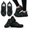 Pattern Print Black Cat Sneaker Shoes For Men Women-grizzshop