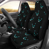 Pattern Print Black Cat Universal Fit Car Seat Covers-grizzshop