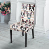 Pattern Print Boston Terrier Chair Cover-grizzshop