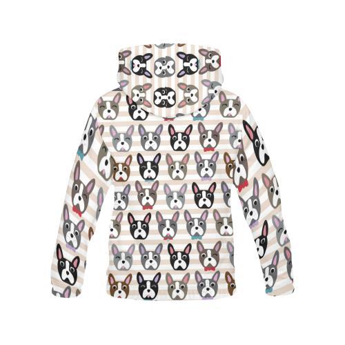 Pattern Print Boston Terrier Print Men Pullover Hoodie-grizzshop