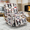 Pattern Print Boston Terrier Recliner Cover-grizzshop