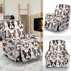 Pattern Print Boston Terrier Recliner Cover-grizzshop