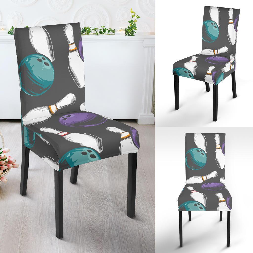 Pattern Print Bowling Chair Cover-grizzshop