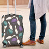 Pattern Print Bowling Luggage Cover Protector-grizzshop