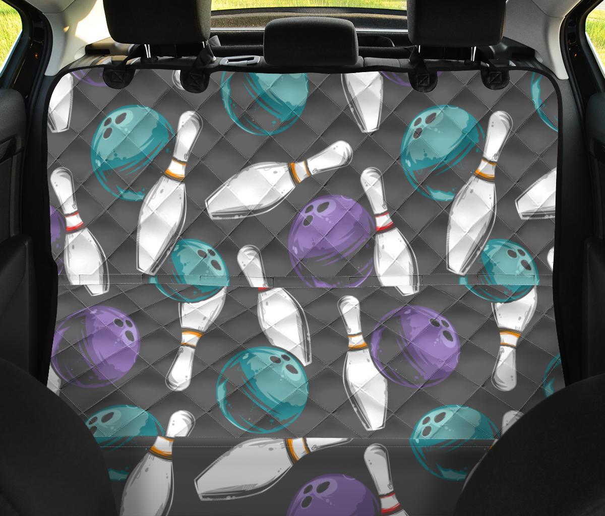 Pattern Print Bowling Pet Car Seat Cover-grizzshop