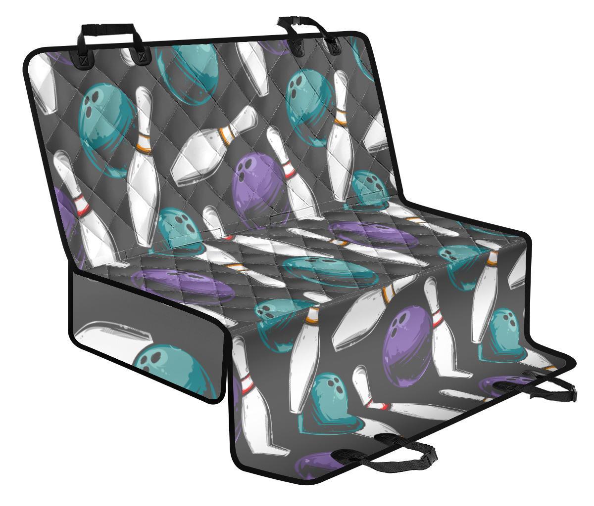 Pattern Print Bowling Pet Car Seat Cover-grizzshop