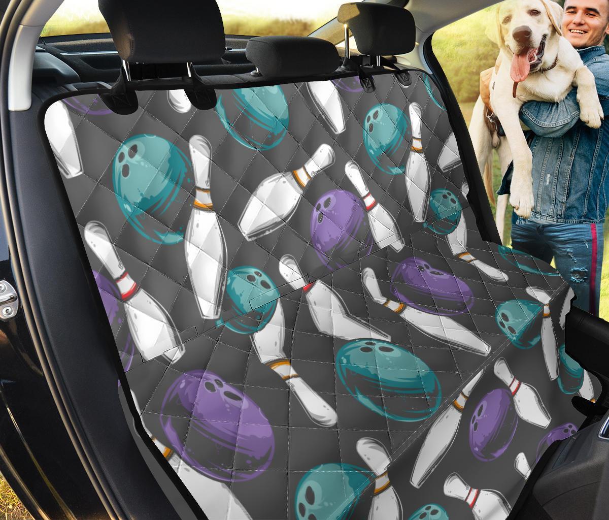 Pattern Print Bowling Pet Car Seat Cover-grizzshop