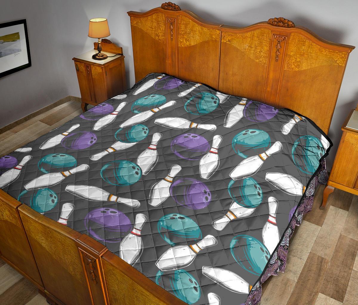 Pattern Print Bowling Quilt-grizzshop