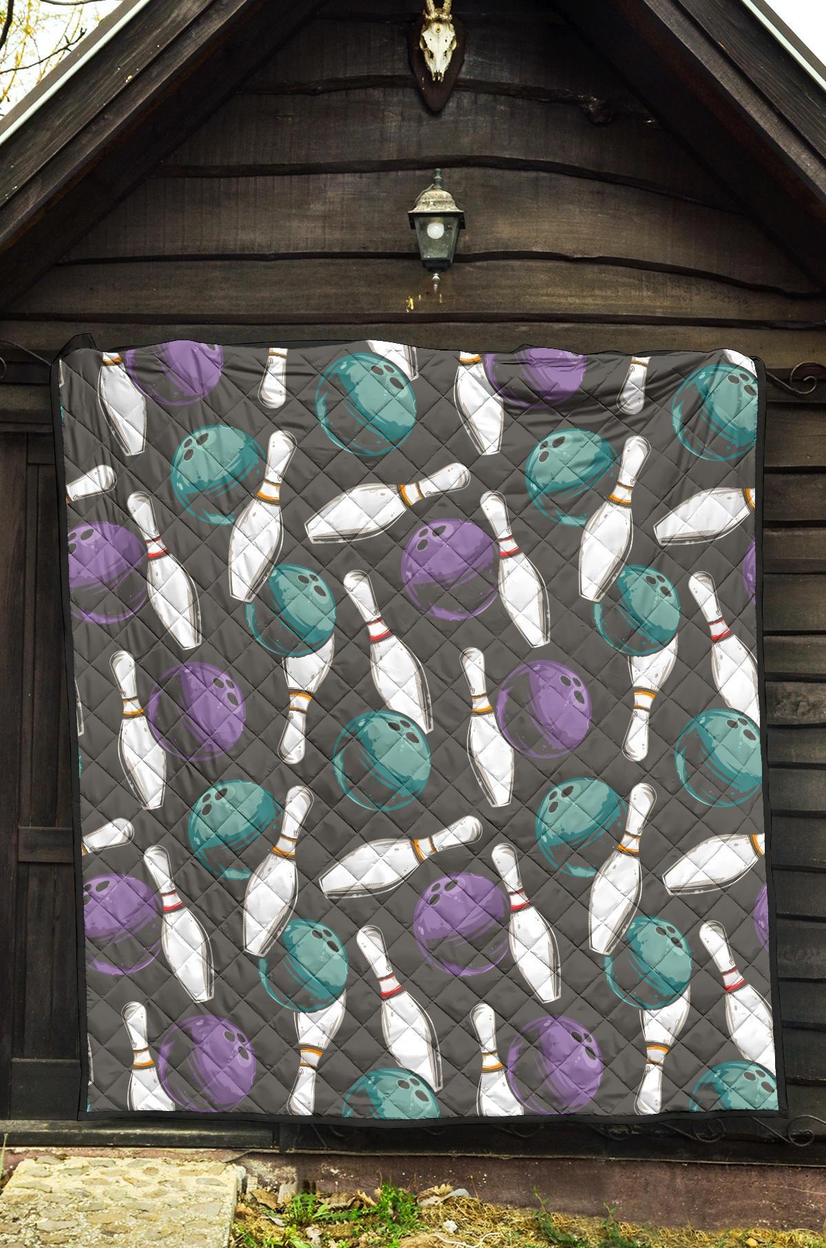 Pattern Print Bowling Quilt-grizzshop