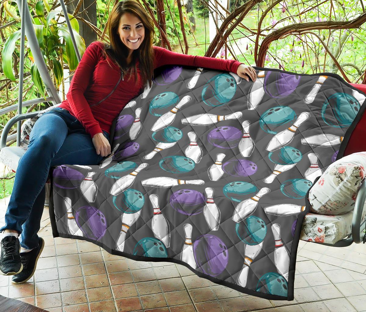 Pattern Print Bowling Quilt-grizzshop