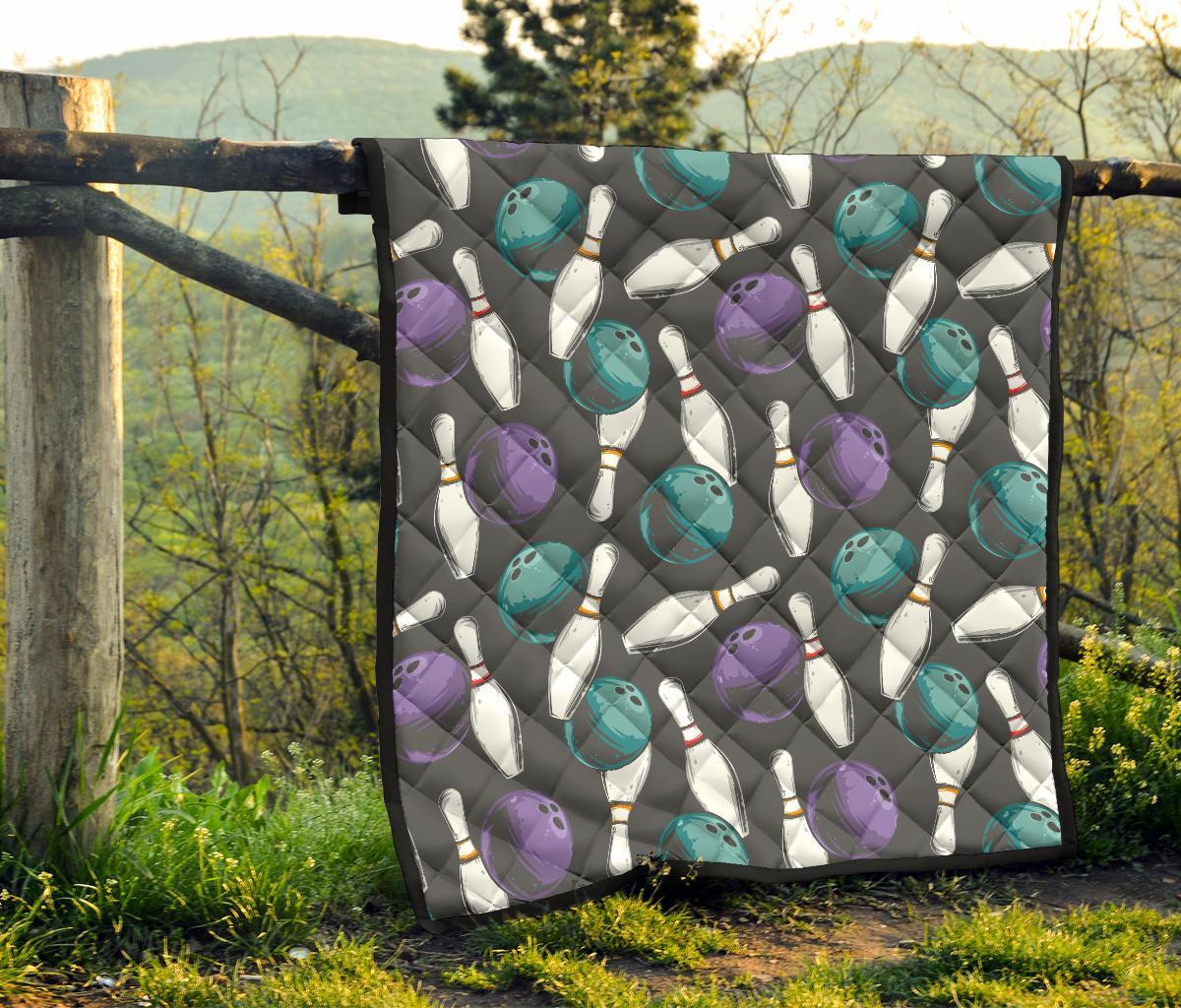 Pattern Print Bowling Quilt-grizzshop