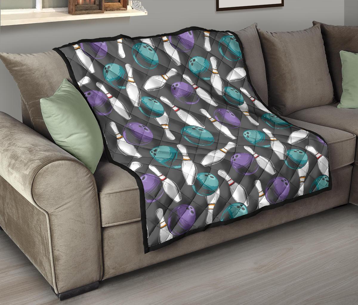 Pattern Print Bowling Quilt-grizzshop