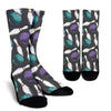 Pattern Print Bowling Unisex Crew Socks-grizzshop