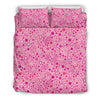 Pattern Print Breast Cancer Awareness Pink Ribbon Duvet Cover Bedding Set-grizzshop