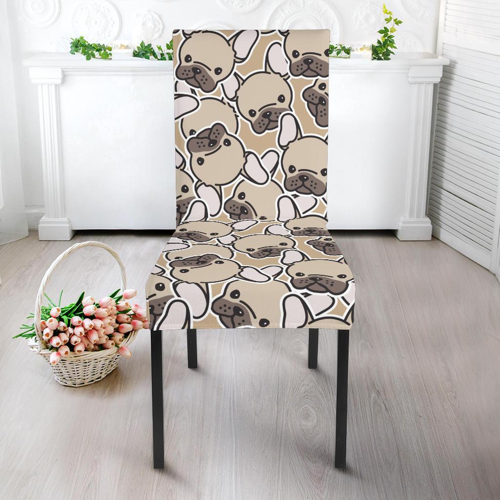 Pattern Print Bulldog Chair Cover-grizzshop