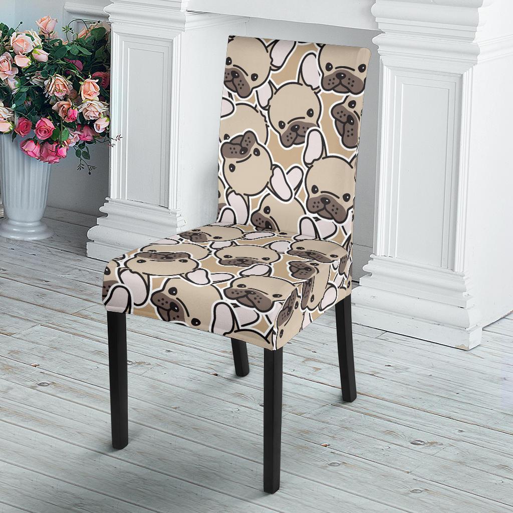 Pattern Print Bulldog Chair Cover-grizzshop