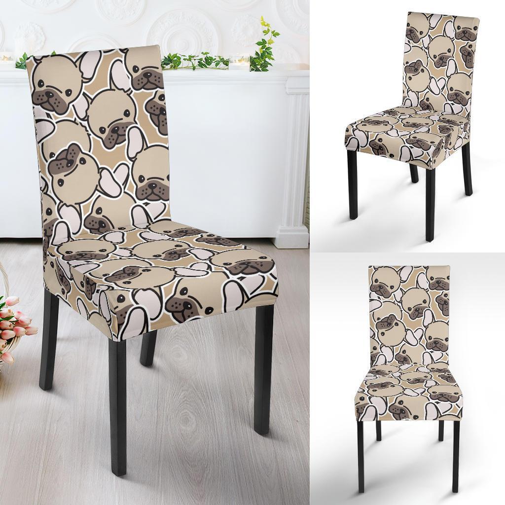 Pattern Print Bulldog Chair Cover-grizzshop