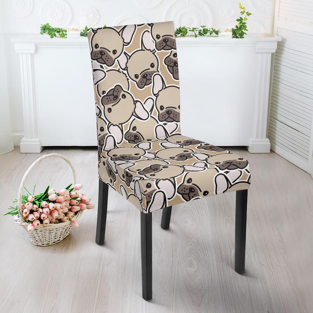 Pattern Print Bulldog Chair Cover-grizzshop