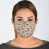 Pattern Print Bulldog Face Mask-grizzshop