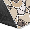 Pattern Print Bulldog Floor Mat-grizzshop