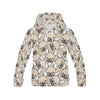 Pattern Print Bulldog Men Pullover Hoodie-grizzshop