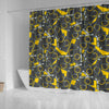 Pattern Print Camera Bathroom Shower Curtain-grizzshop