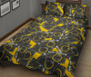 Pattern Print Camera Bed Set Quilt-grizzshop