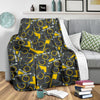 Pattern Print Camera Blanket-grizzshop