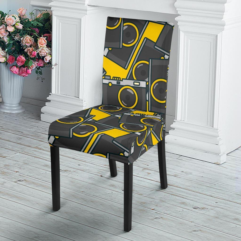 Pattern Print Camera Chair Cover-grizzshop