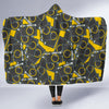 Pattern Print Camera Hooded Blanket-grizzshop