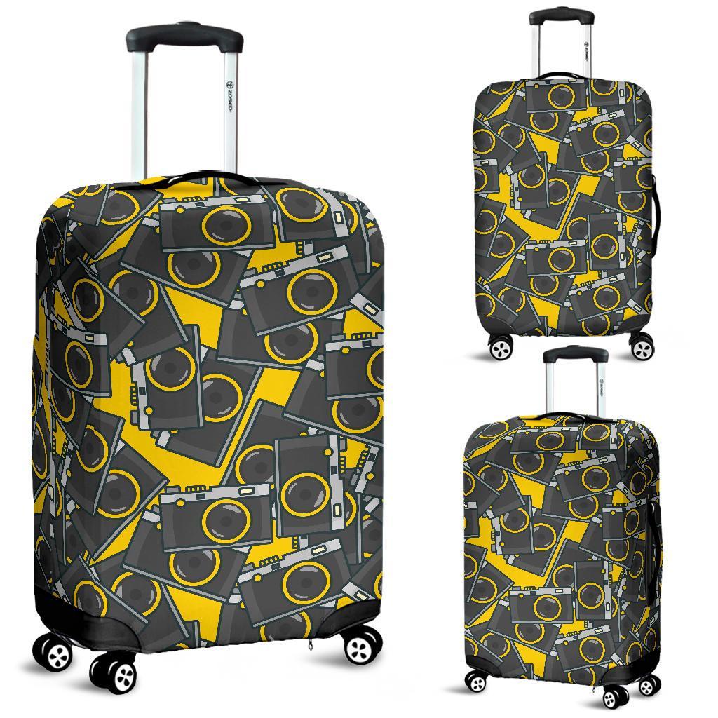 Pattern Print Camera Luggage Cover Protector-grizzshop